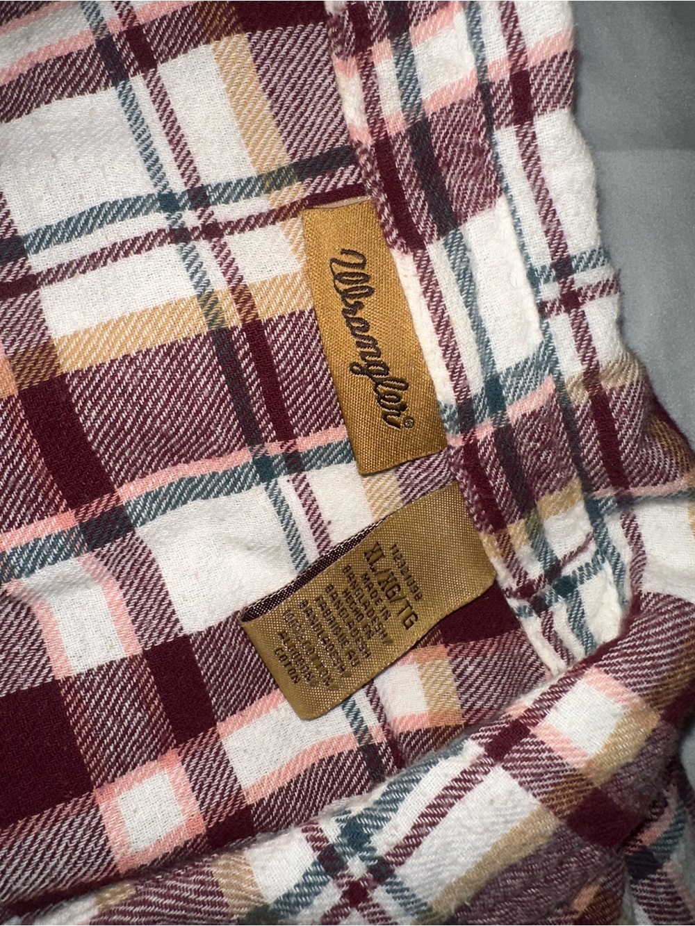Wrangler Women’s XL Plaid Pearl Snap Flannel Shirt - Picture 7 of 7
